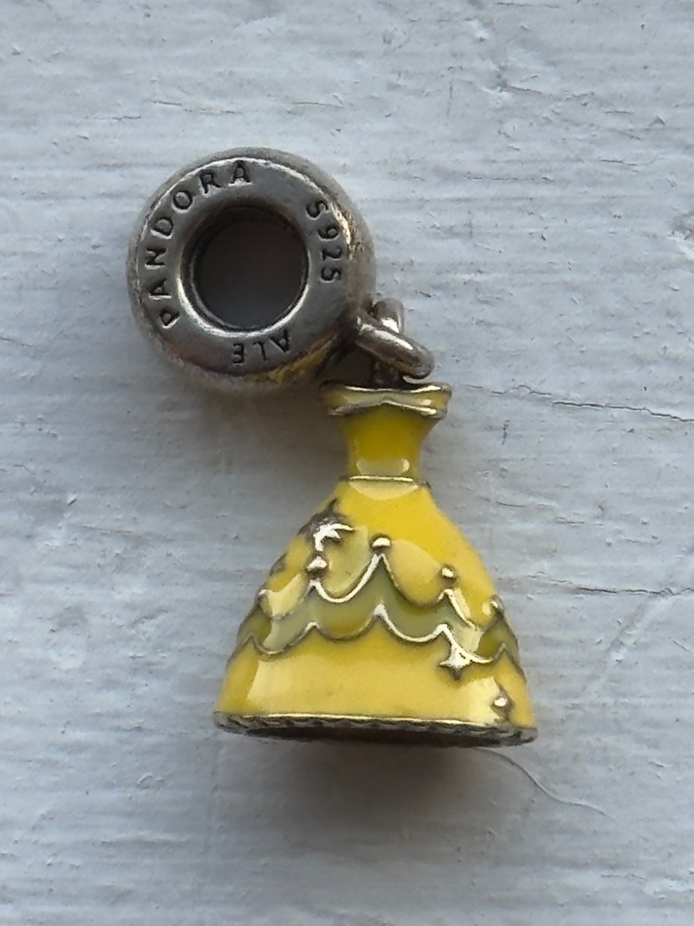 Pandora Disney Princess Belle Dress Dangle Charm